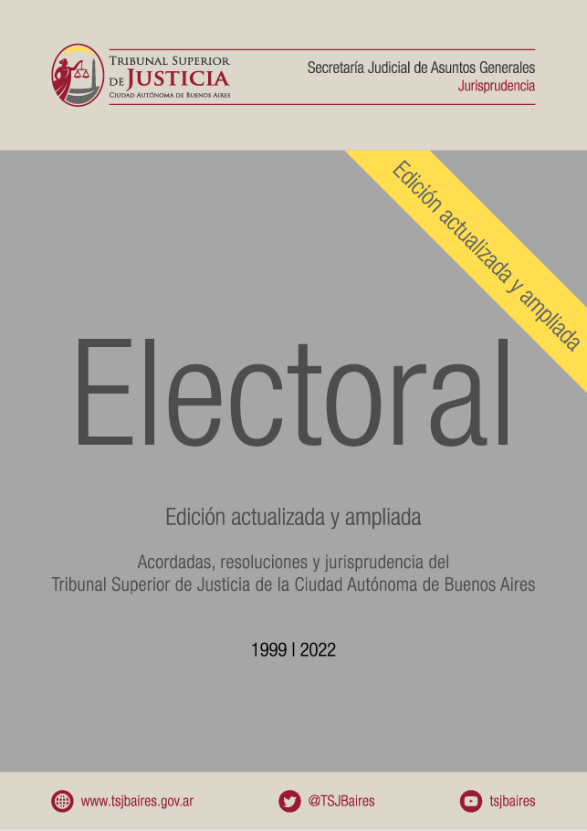  libro de jurisprudencia electoral